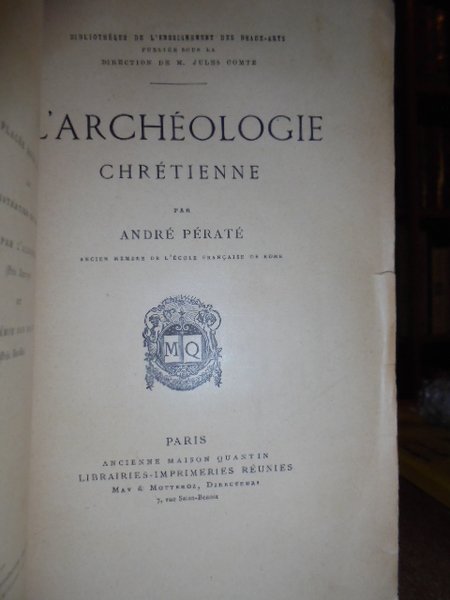 L' Archéologie chrétienne