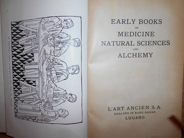 L' Art Ancien. Early Books on Medicine Natural Sciences and …