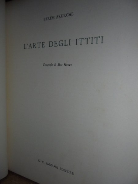 L' ARTE DEGLI ITTITI