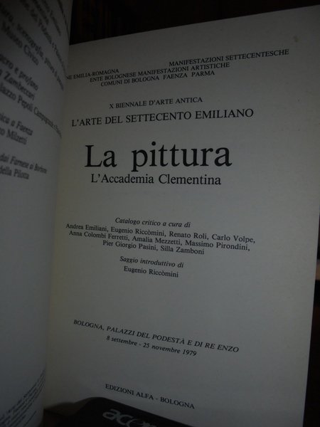 L' Arte del Settecento Emiliano. L' arte del Settecento in …