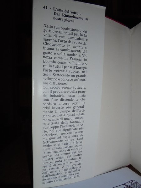 L' arte del vetro dal Rinascimento ai nostri giorni