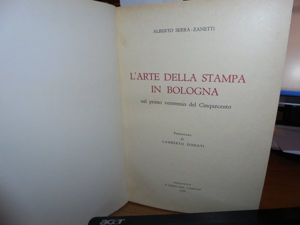L' Arte della Stampa in Bologna nel primo ventennio del …