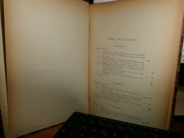 L' ATENEO PARMENSE Direttore Domenico Campanacci volume X 1938