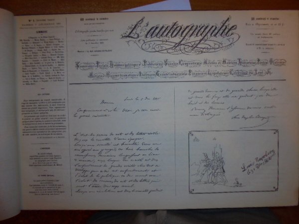 L' Autographe 1864 - 1865. 2 volumi