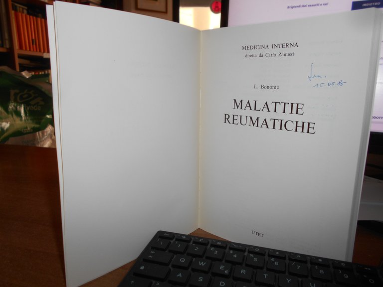 L. BONOMO. MALATTIE REUMATICHE. UTET, 1986