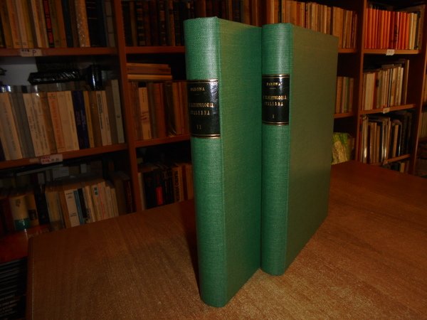 L' ELMINTOLOGIA ITALIANA da' suoi primi tempi all' anno 1910