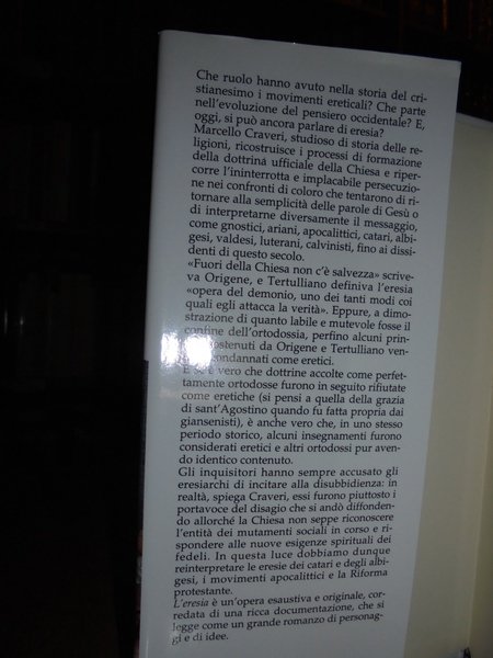 L' ERESIA. Dagli gnostici a Lefebre il lato oscuro del …