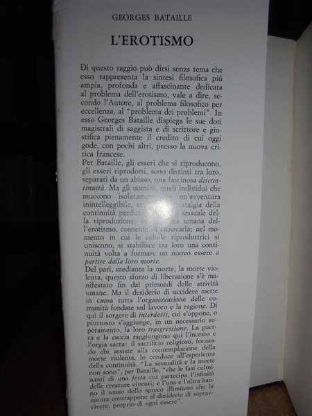 L' erotismo "Il problema dei problemi"