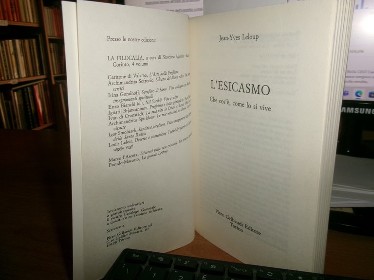 L' ESICASMO che cos' è come lo si vive. JEAN-YVES …