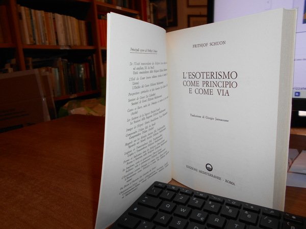 L' esoterismo come principio e come via