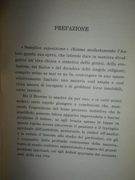 L' Evasione dalla paura. Breve storia delle religioni