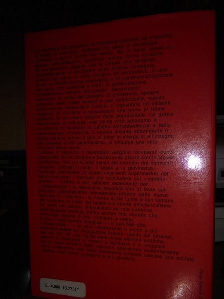 L' industria del santino. Anno Santo '75 ovvero la Fede …