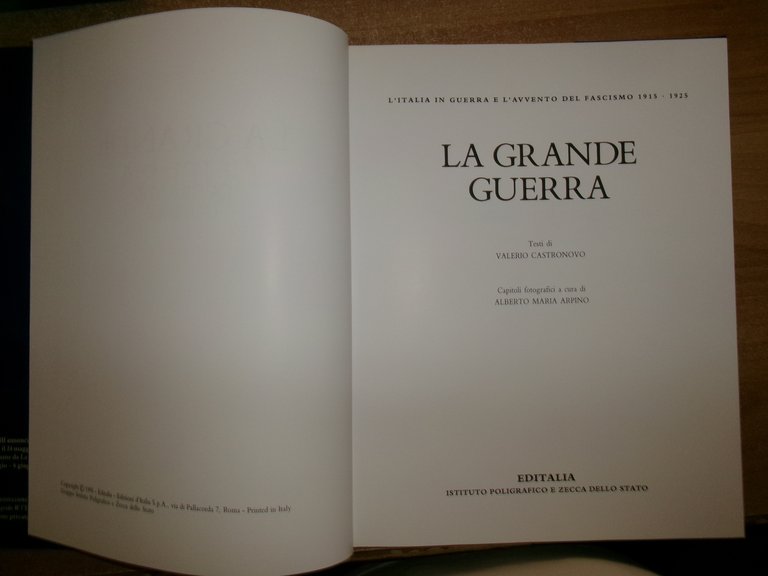 L' Italia in guerra e l' avvento del Fascismo 1915 …