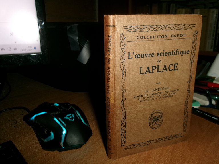 L' OEUVRE SCIENTIFIQUE de LAPLACE par H. Andoyer 1922