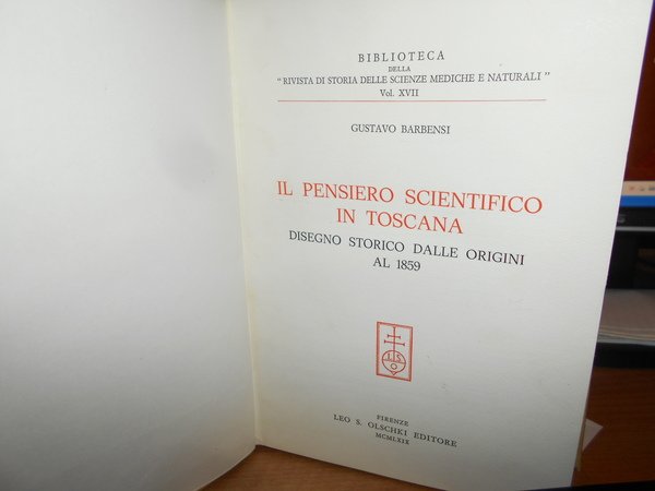l Pensiero Scientifico in Toscana. Disegno Storico dalle origini al …