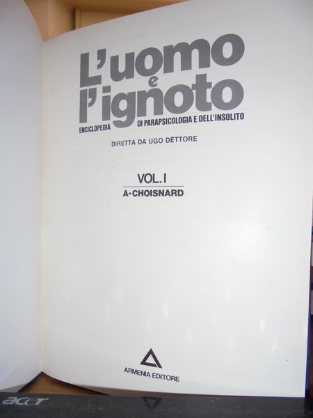 L' Uomo e l' Ignoto enciclopedia di parapsicologia e dell' …