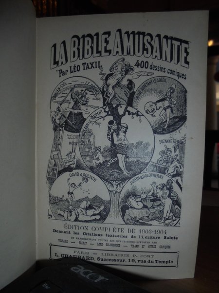 LA BIBLE AMUSANTE par Léo Taxil S.d. (da prefazione 1897)