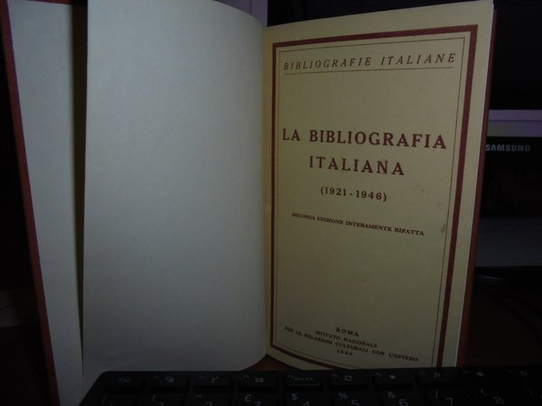 LA BIBLIOGRAFIA ITALIANA (1921-1946)