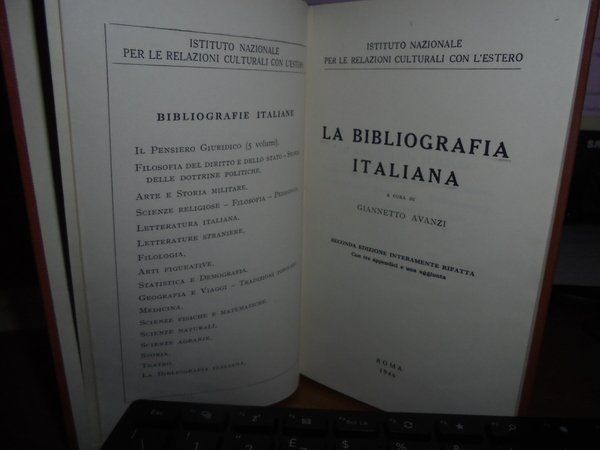 LA BIBLIOGRAFIA ITALIANA (1921-1946)