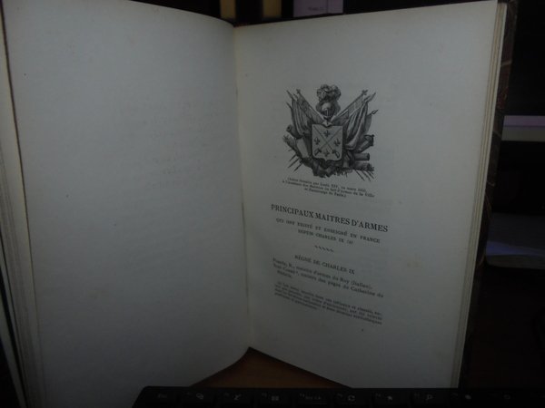 La Bibliographie de L' Escrime Ancienne et Moderne