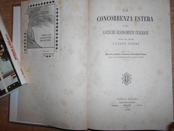 La concorrenza estera e gli antichi economisti italiani