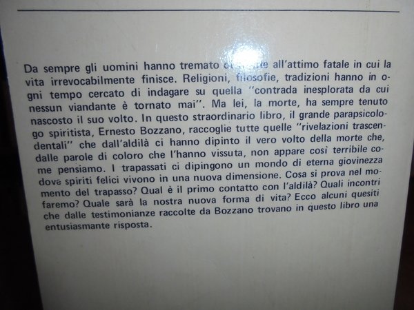 La crisi della morte nelle descrizioni dei defunti comunicanti