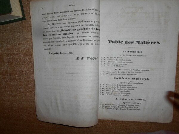 La Découverte d' une Résolution générale de toutes les EQUATIONS