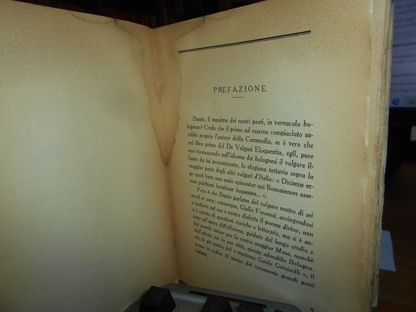 LA DIVINA COMMEDIA tradotta in dialetto bolognese da GIULIO VERONESI …