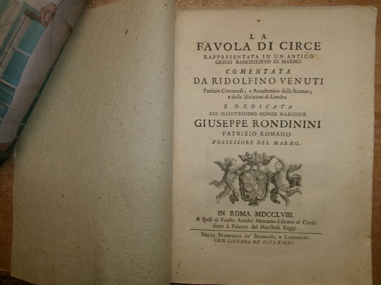 La favola di Circe rappresentata in un antico greco...VENUTI, Ridolfino … | Immagine Gallery 4