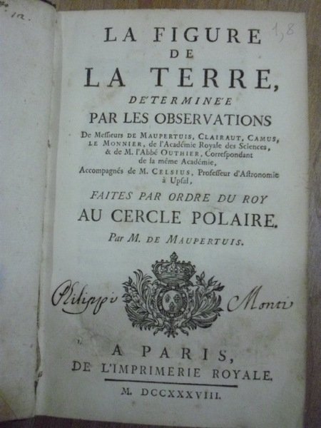 LA FIGURE DE LA TERRE, DÉTÉRMINÉE PAR LES OBSERVATIONS DE …