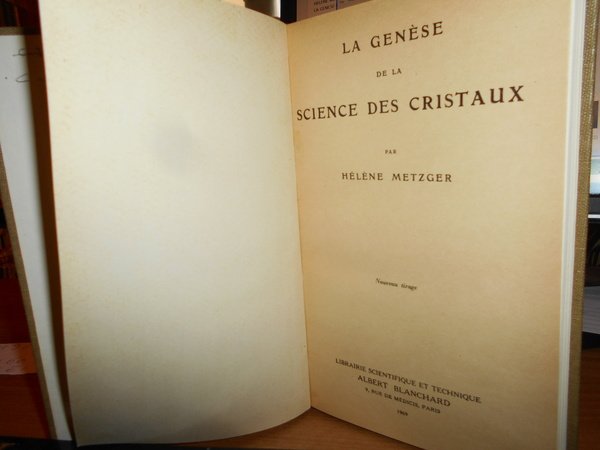 La Genèse de la Science des Cristaux