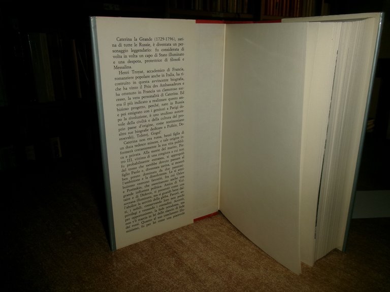 LA GRANDE CATERINA. HENRI TROYAT. Prima edizione italiana 1979