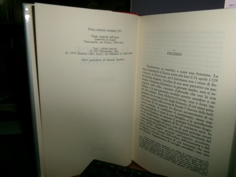 LA GRANDE CATERINA. HENRI TROYAT. Prima edizione italiana 1979