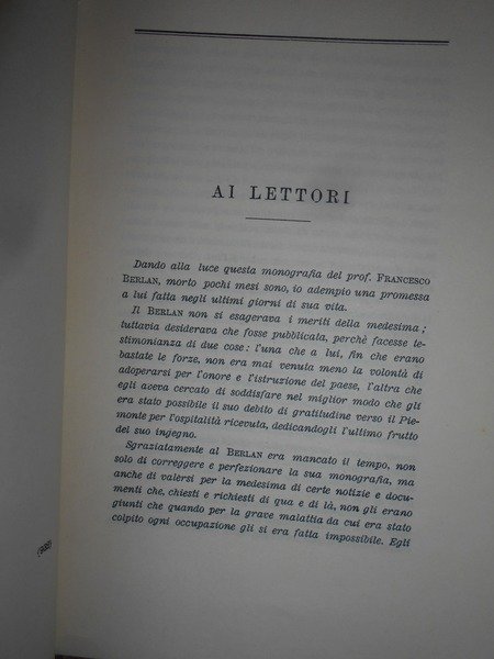 La Introduzione della Stampa in Savigliano, Saluzzo ed Asti