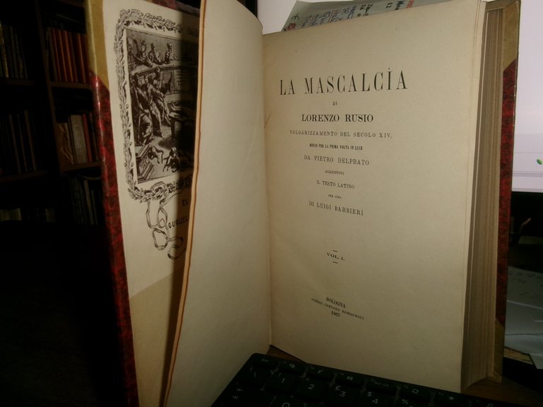 (Veterinaria) La MASCALCIA. Volgarizzamento del secolo XIV... Rusio Lorenzo 1867 | Immagine Gallery 5