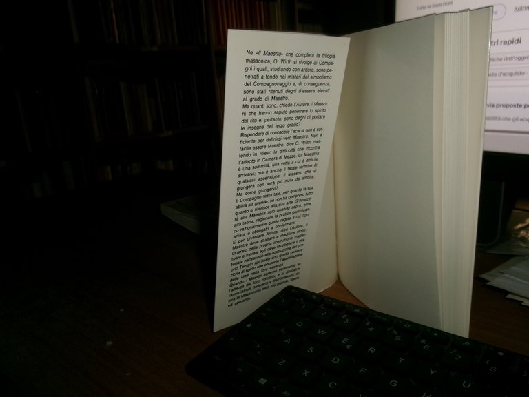 LA MASSONERIA Resa Comprensibile ai suoi Adepti. OSWALD WIRTH 1985