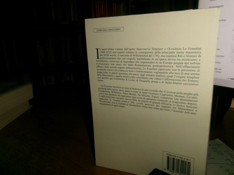 La Massoneria Templare e Occultista nei Secoli...René Le Forestier 1991/97/2002
