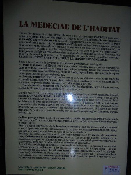 La Medécine de l' habitat.Comment détecter et neutraliser les Ondes …