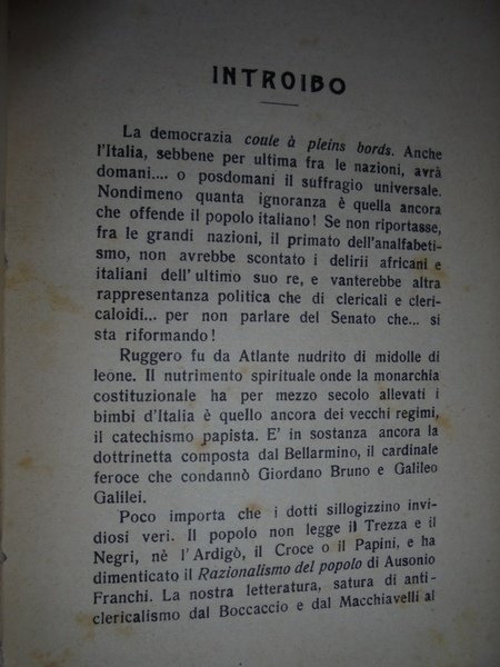 La Messa svelata ovvero La commedia clerico-acrobatico-tragico-antropofago-teofago-pagana con Introibo dell …
