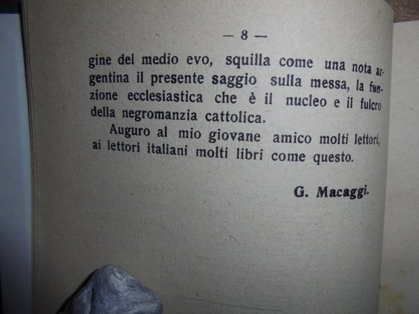 La Messa svelata ovvero La commedia clerico-acrobatico-tragico-antropofago-teofago-pagana con Introibo dell …