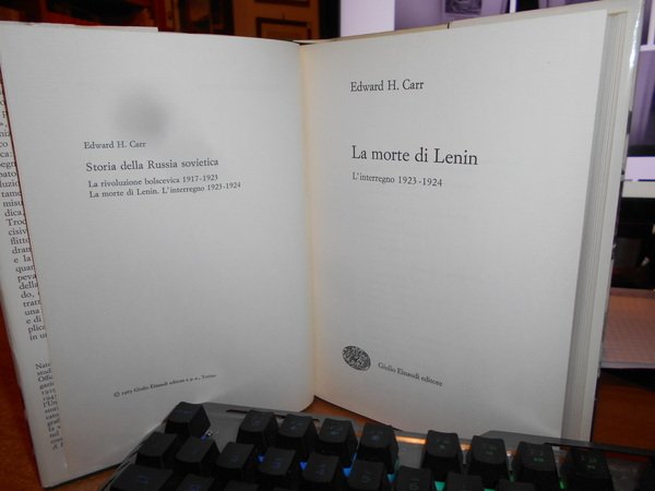 La morte di Lenin. L' interregno 1923-1924