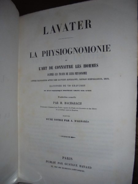 La Physiognomonie ou l' art de connaitre les hommes d' …