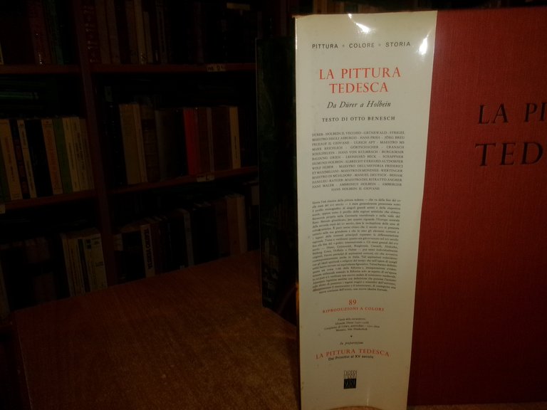 La Pittura Tedesca da Durer a Holbein testo di Otto …