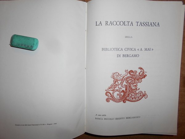 La Raccolta Tassiniana della Biblioteca Civica << A. Mai >> …