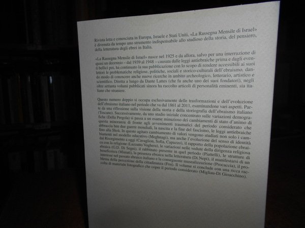 La Rassegna Mensile di Israel. Vol. LXXVI 1-2 (Ebraismo italiano …