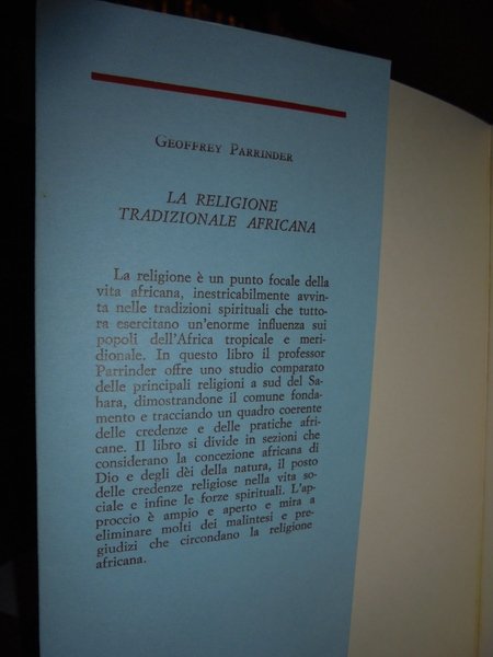 La Religione tradizionale AFRICANA