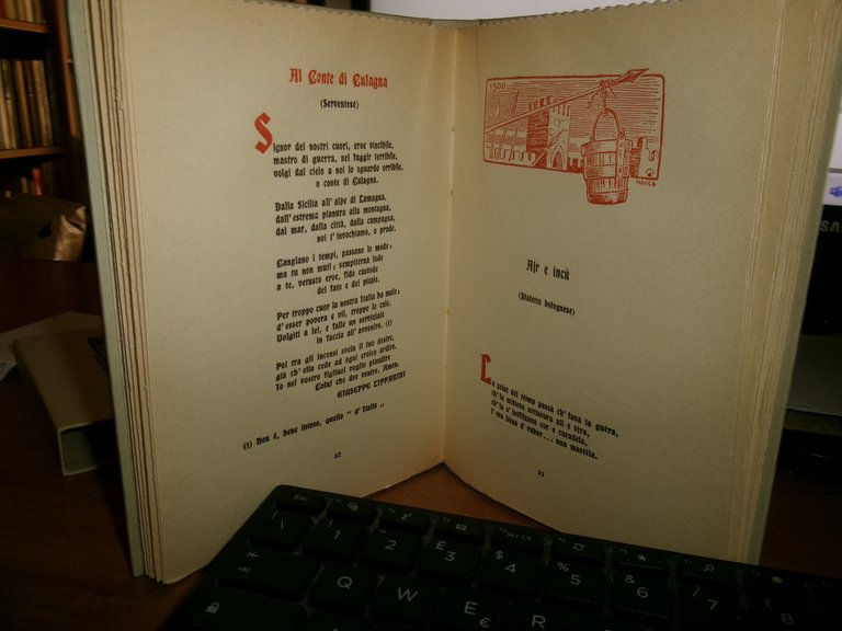 LA SECCHIA contiene sonetti burleschi inediti del CASSONE...GUERRINI OLINDO 1980