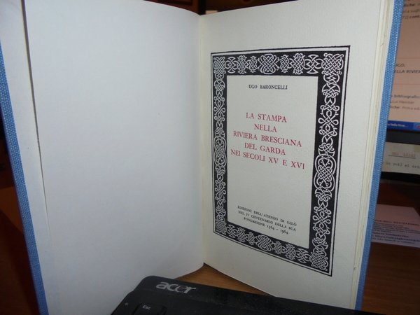 La Stampa nella Riviera Bresciana del Garda nei secoli XV …