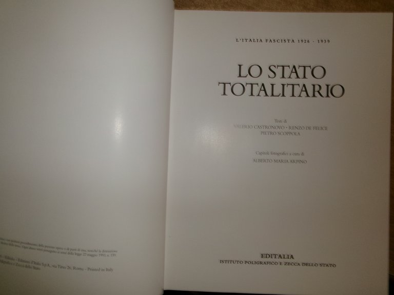 La Storia d' Italia del XX Secolo. L' ITALIA FASCISTA …