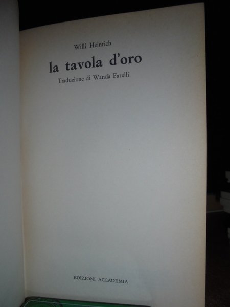 La tavola d'oro